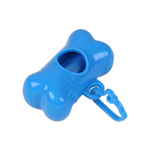 Porta sacchetti blu per cani
