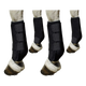 Set da 4 paratendini neri per cavallo