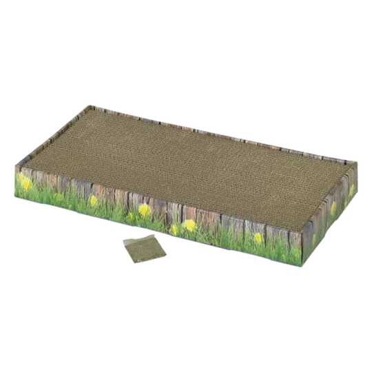 Tiragraffi grande in cartone per gatti, 48 × 25 × 5 cm
