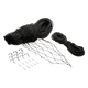 Rete di sicurezza per gatti Flamingo nera, 2 × 3 m, corda 11 mm