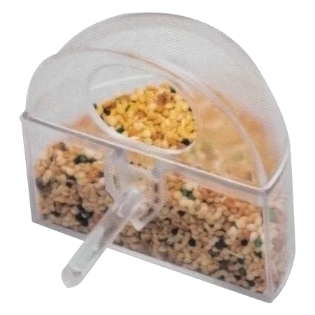 Mangiatoia chiusa Rubi per uccelli, 74 × 72 ml
