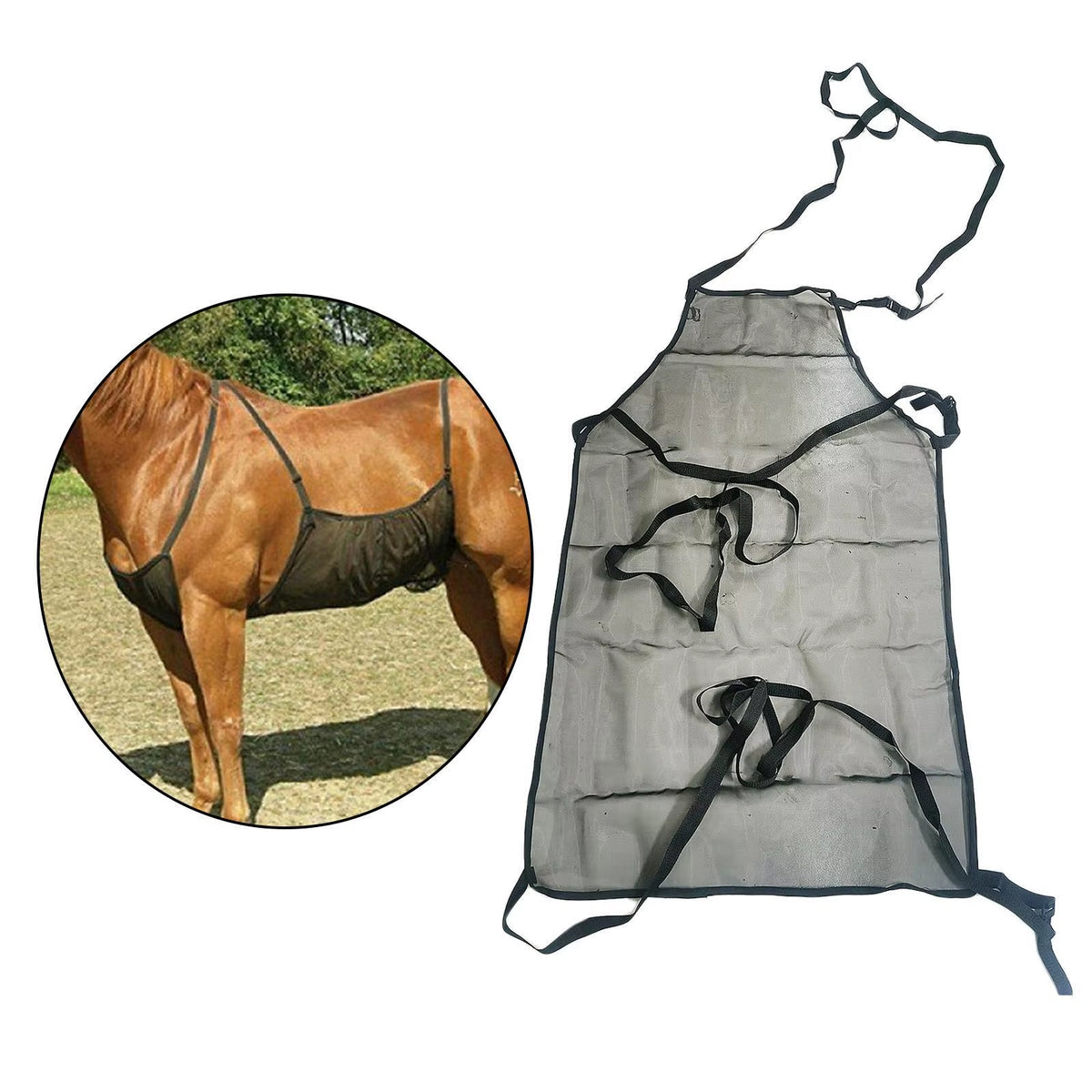 Coperta antimosche in rete traspirante per cavallo – vista 4