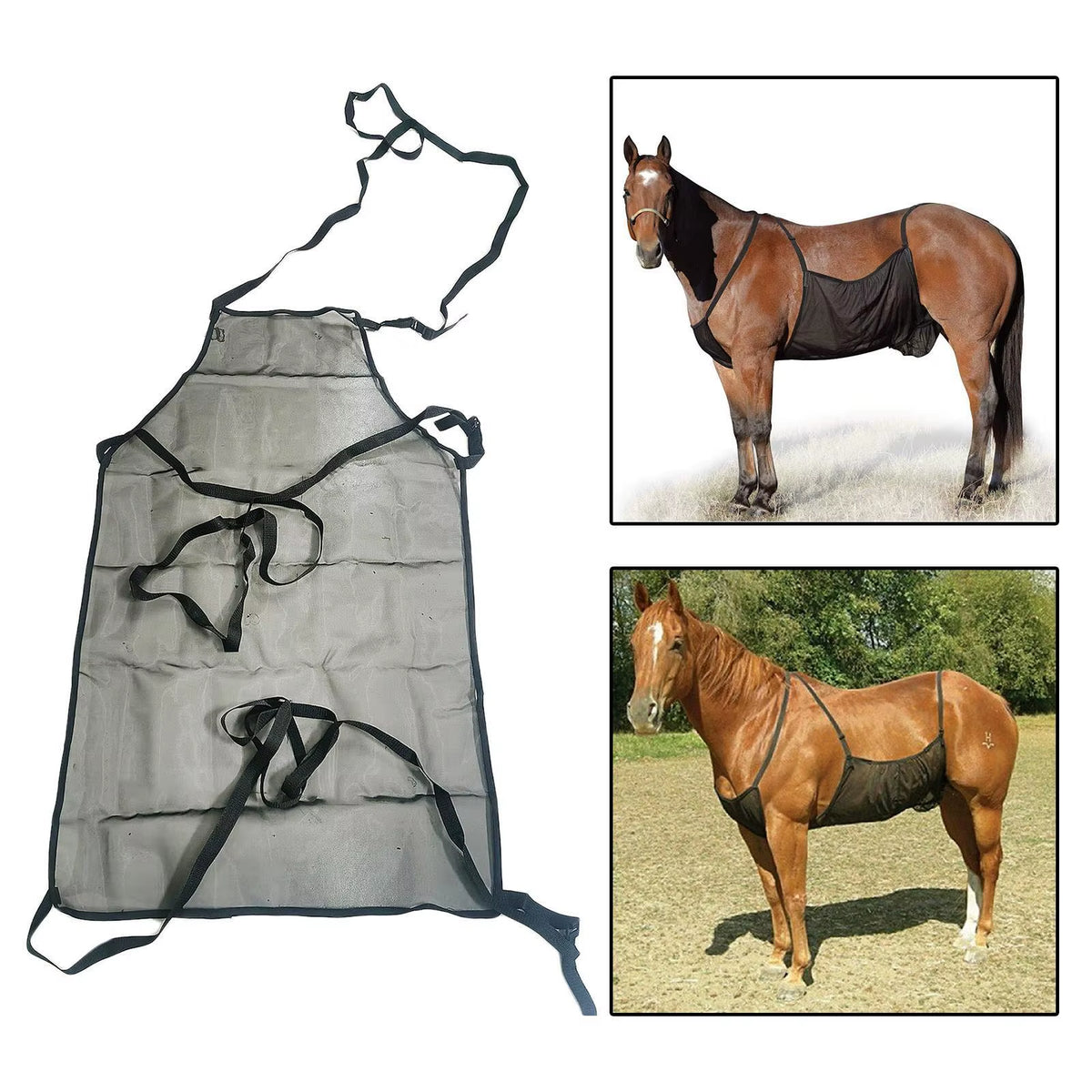 Coperta antimosche in rete traspirante per cavallo – vista 5