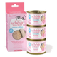 Schesir Baby mousse con filetti di pollo, salmone e fegato per gattini, 3 × 55 g