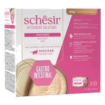 Cibo umido per gatti Schesir Gastrointestinal mousse pollo