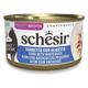 Cibo umido per gatti Schesir tonno con piccole acciughe in brodo, lattina 70 g