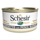 Cibo umido per gatti Schesir tonno con pesce bianco in gelatina, lattina 85 g