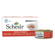 Cibo umido per gatti Schesir tonno con gamberetti, 6 × 50 g, multipack