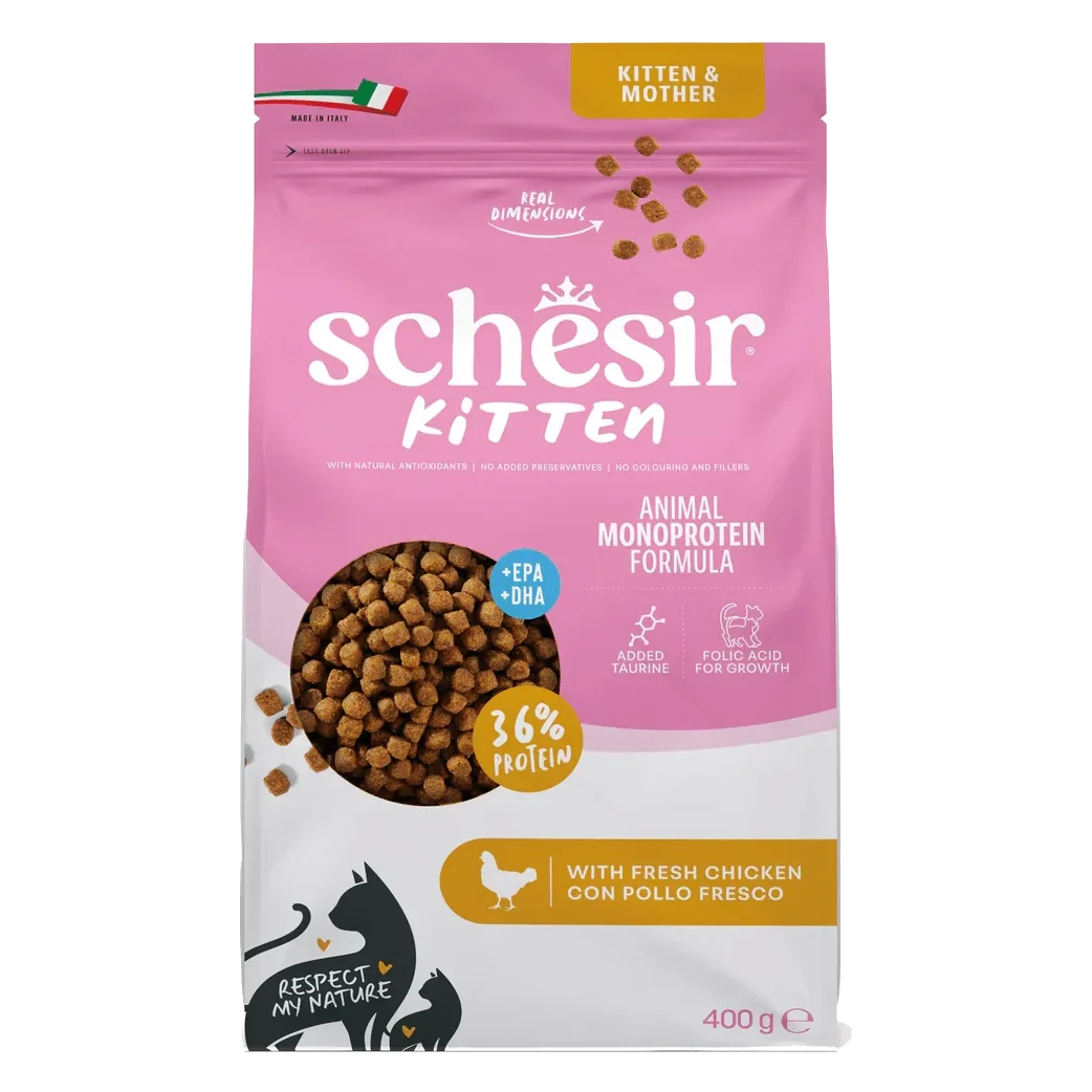 Crocchette per gatti Schesir Animal Protein Kitten, 400 g