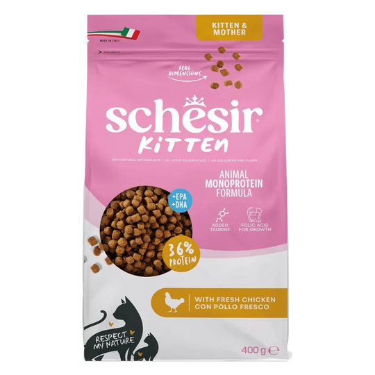 Crocchette per gatti Schesir Animal Protein Kitten, 400 g