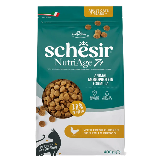 Crocchette per gatti Schesir Animal Protein Nutriage 7+, 400 g