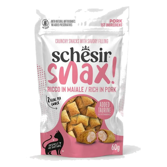 Schesir Snax snack maiale per gatti, 60 g