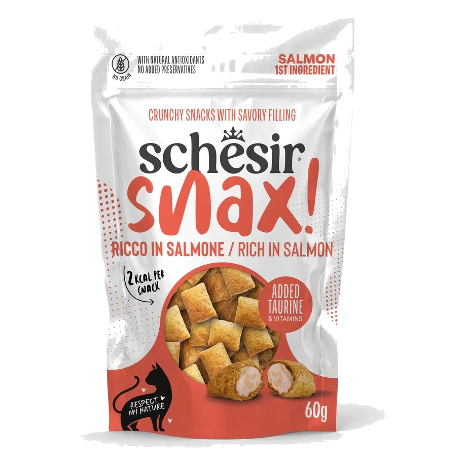 Schesir Snax snack salmone per gatti, 60 g