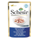 Cibo umido per gatti Schesir tonno con branzino, busta 50 g