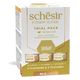 Schesir Urinary confezione prova dieta veterinaria gatti, 3 × 80 g