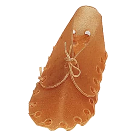 Scarpetta in pelle da masticare per cani, 8, 13 e 20 cm