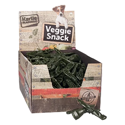 Snack dentale Veggie alla clorofilla per cani, 10 e 16 cm
