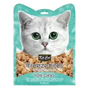 Snack liofilizzato per gatti Kit Cat FreezeBites fegato d'anatra 20 g