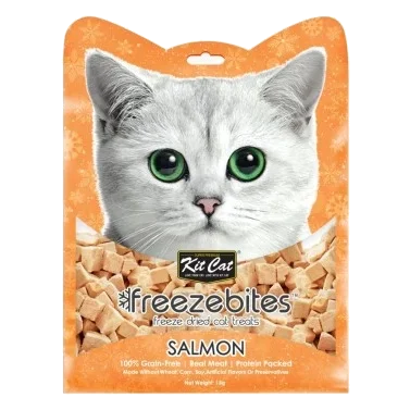 Snack liofilizzati per gatti Kit Cat FreezeBites salmone 15 g