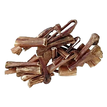 Ritagli di nervo di toro snack naturale per cani