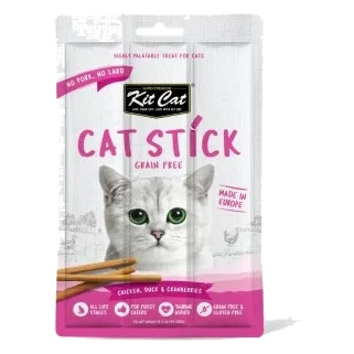 Snack per gatti Kit Cat Cat Stick pollo, anatra e mirtillo rosso 15 g