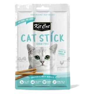 Snack per gatti Kit Cat Cat Stick pollo e frutti di bosco 15 g