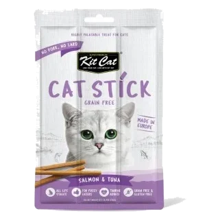 Snack per gatti Kit Cat Cat Stick salmone e tonno 15 g
