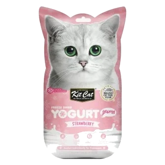 Snack per gatti Kit Cat Yogurt Yums fragola 10 g