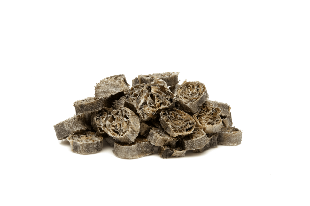 Snack rotondi al merluzzo per cani