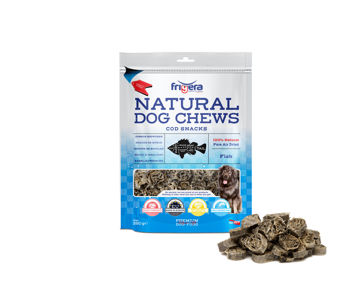 Snack rotondi al merluzzo per cani