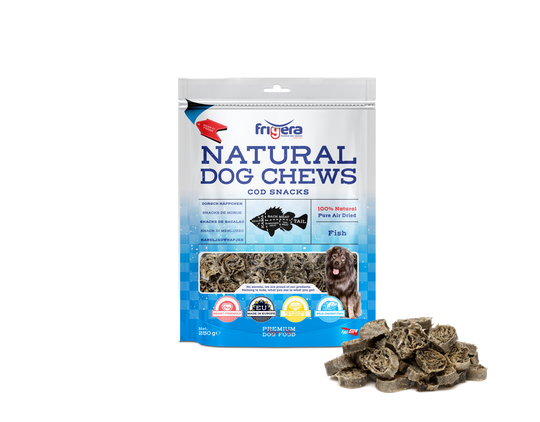 Snack rotondi al merluzzo per cani