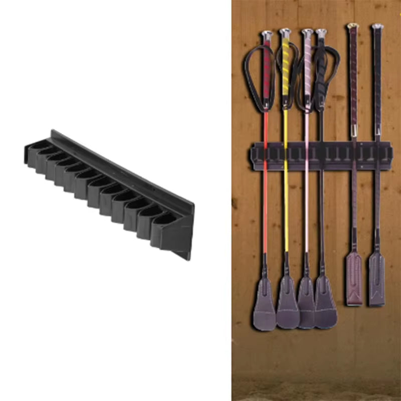 Soporte de pared para fustas, capacidad para 12 - vista 3