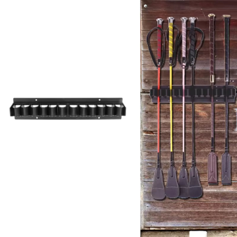 Soporte de pared para fustas, capacidad para 12 - vista 4