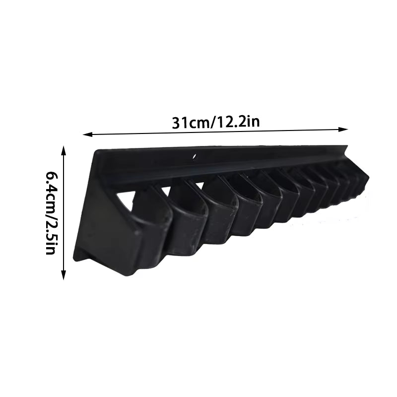 Soporte de pared para fustas, capacidad para 12 - vista 7