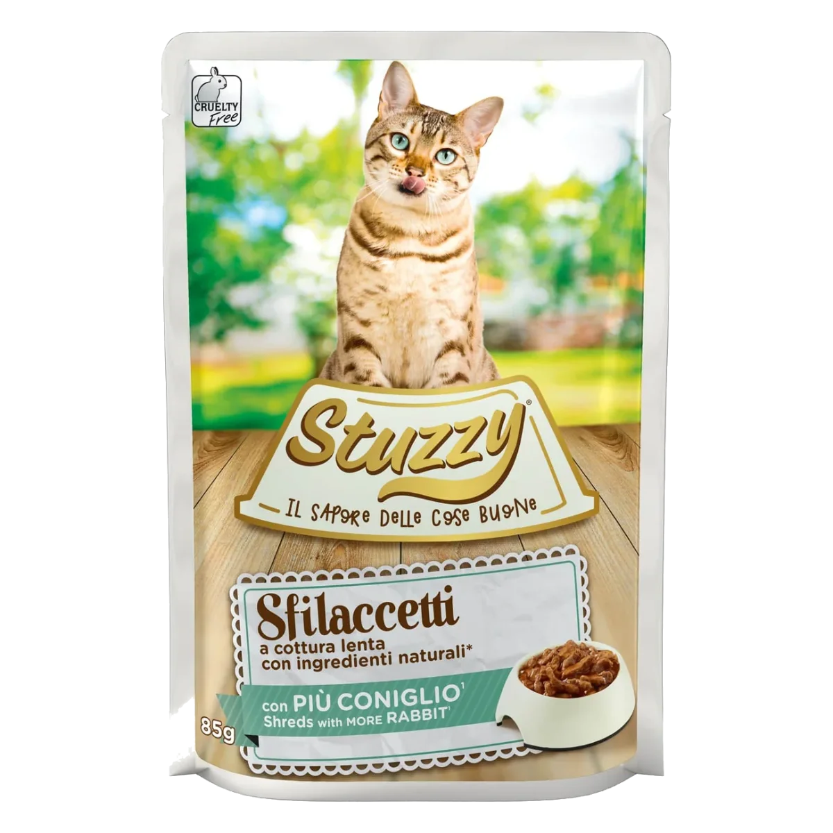 Cibo umido per gatti Stuzzy Cat Speciality coniglio, busta 85 g