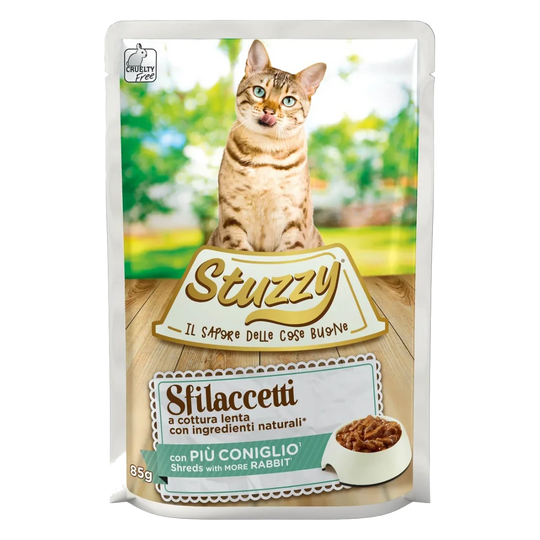 Cibo umido per gatti Stuzzy Cat Speciality coniglio, busta 85 g