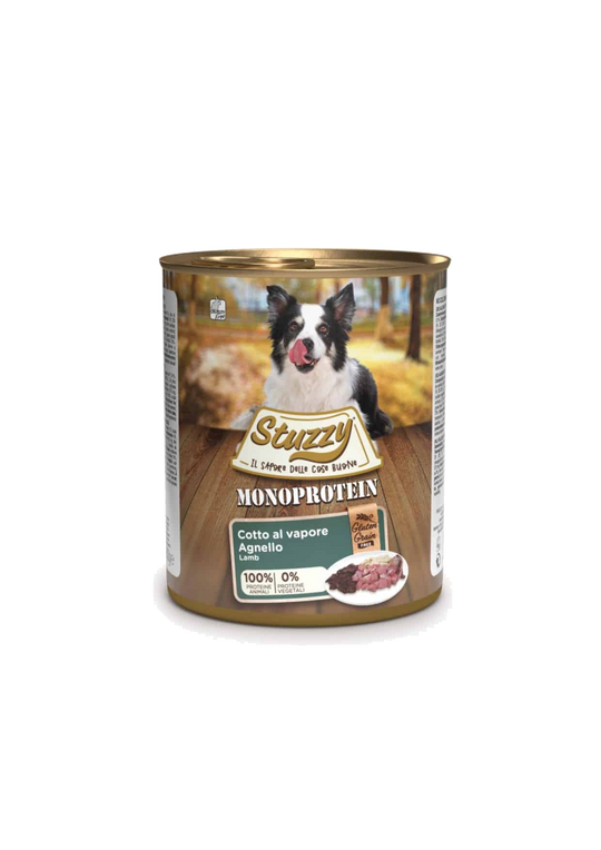 Cibo umido per cani Stuzzy Monoprotein agnello fresco