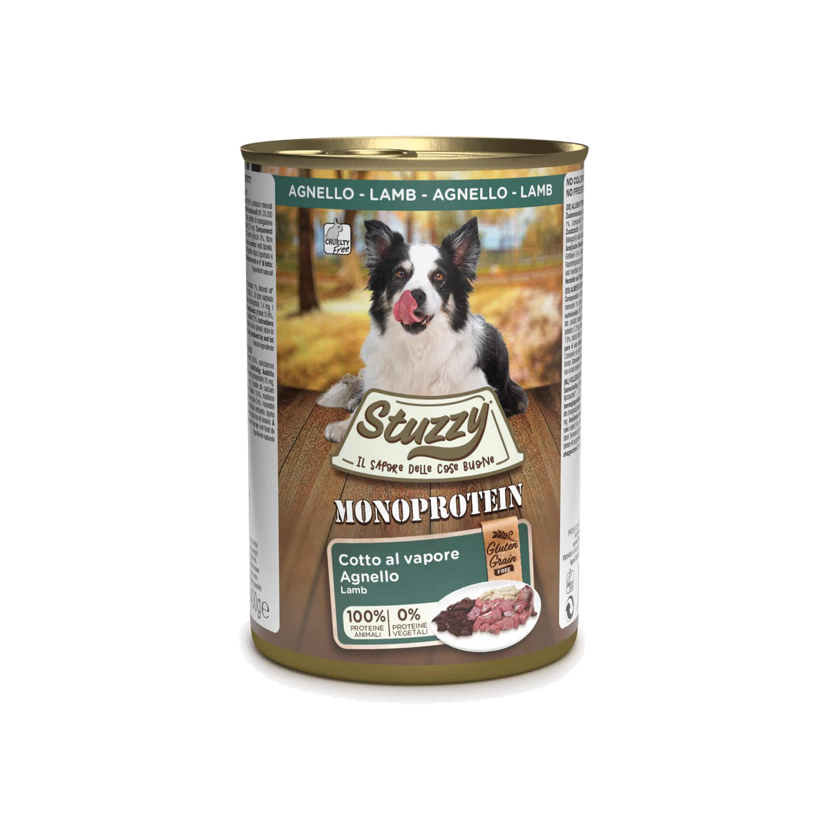 Cibo umido per cani Stuzzy Monoprotein agnello