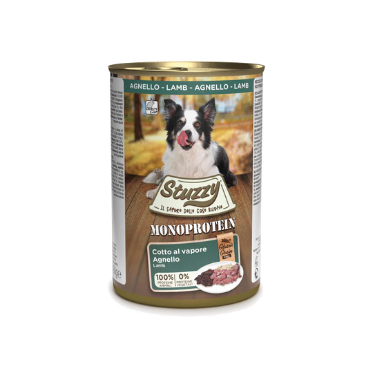 Cibo umido per cani Stuzzy Monoprotein agnello