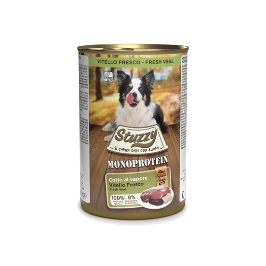Cibo umido per cani Stuzzy Monoprotein vitello fresco