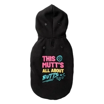 Felpa con cappuccio per cani FuzzYard All About Butts