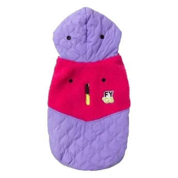 Felpa con cappuccio per cani FuzzYard Oregon lavanda