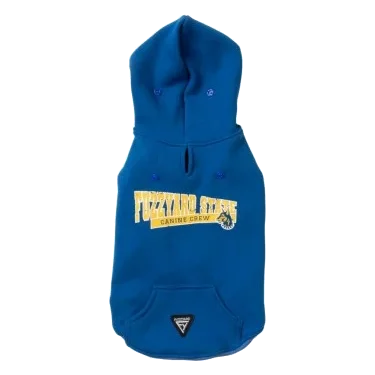 Felpa con cappuccio per cani FuzzYard State blu, taglia 1