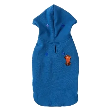 Felpa con cappuccio per cani FuzzYard Yardsters blu