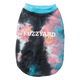 Felpa per cani FuzzYard Smiley Tie-rus blu multicolore