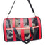 Borsa da trasporto traspirante in tela e rete, 48 × 27 × 27 cm, rossa