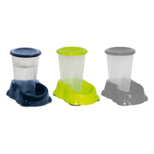Distributore di crocchette per cani in plastica, 1,5 L o 3 L