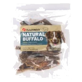Mammella di bufalo Flamingo Nature Snack per cani, 200 g