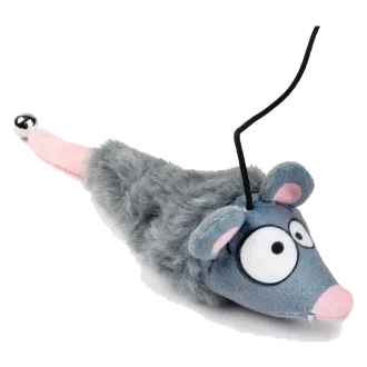 Canna da pesca per gatti con peluche FuzzYard Yeetz Rack Off Rat