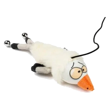 Canna da pesca per gatti con peluche FuzzYard Yeetz See-Ya Seagull